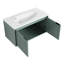 Meuble-lavabo simple avec plateau en résine 35,82 po Zavion