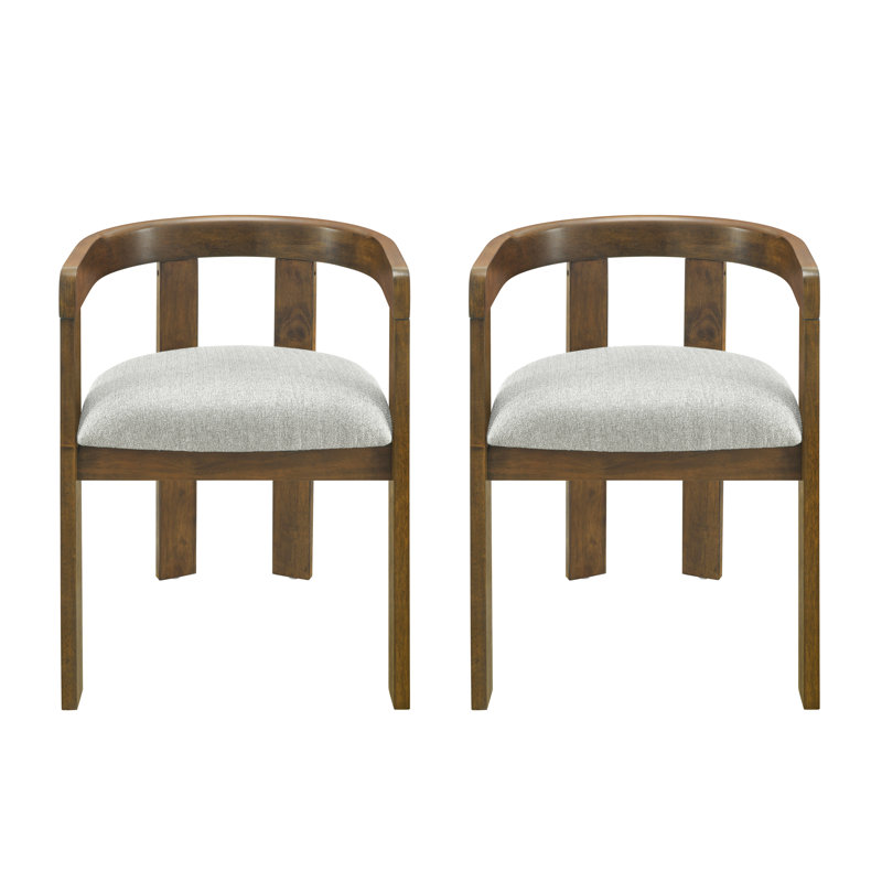 Chaise de bar demi-siècle Polyn, Walnut