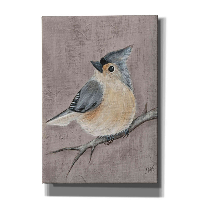 «Winter Bird I», impression sur toile tendue, H 26 po x l 18 po x P 0,75 po