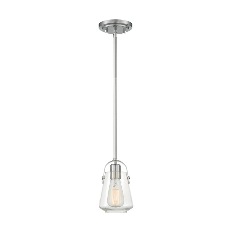 Powers 1 - Light Single Pendant, Brushed Nickel