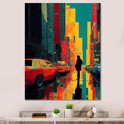 «Alone in New York that Evening», reproduction sur toile
