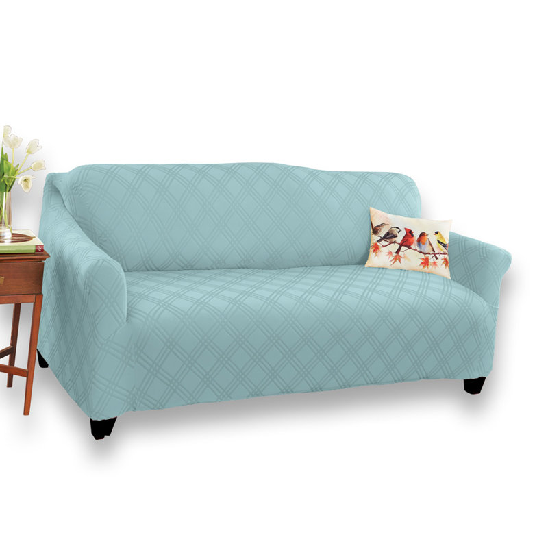 Housse pour causeuse extensible Double Diamond, Bleu