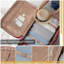 Ensembles de valises 4 pièces, valises souples avec roulettes, rose rouge