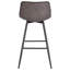 Upholstered Counter Stool with Metal Frame-61601234