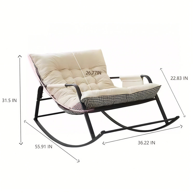Double Rocking Chair,oversized Chair