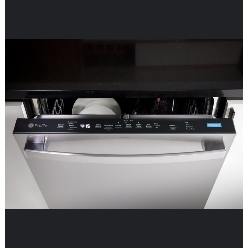 24" Stainless Steel Smart Built-In Dishwasher with Top Control