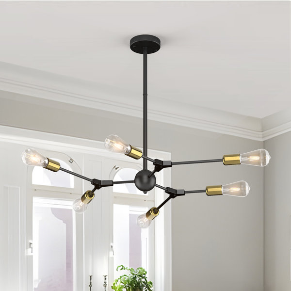 6 Light Sputnik Chandelier - Wayfair Canada