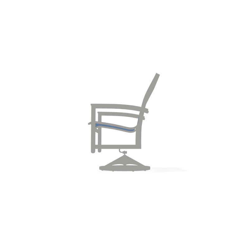 Bazza Outdoor Dining Chair, Sky, Snow