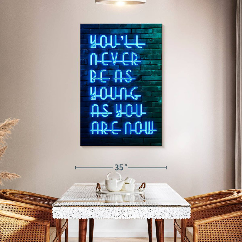 Tergel You'll Never Be, 48" H x 32" W
