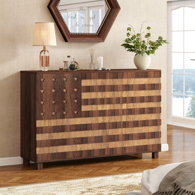 55" Buffet Sideboard Cabinet With Storage