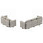 Canapé modulaire en velours Teangela-825610766