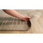 Tapis bleu sarcelle / brun clair à motif abstrait Sepviva-19403330