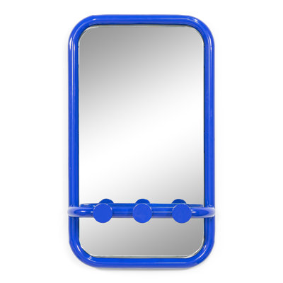 Retro Steel Rectangle Wall Mirror