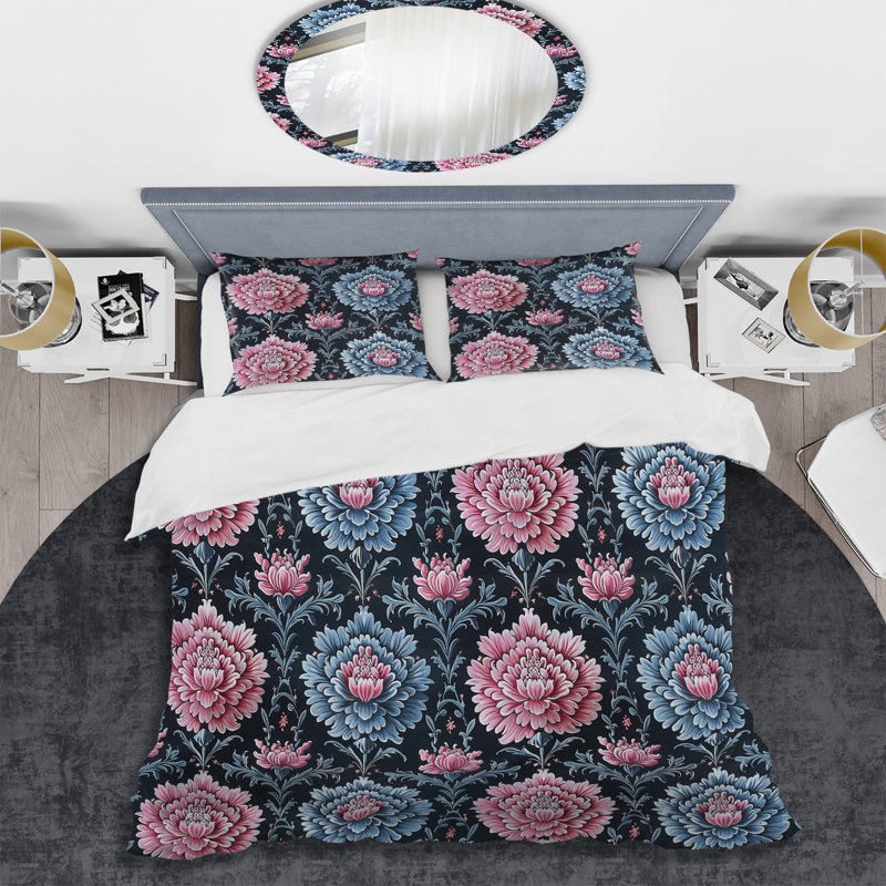 Ensemble de housse de couette Modern, Housse de couette simple et deux taies décorative