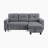 Neroni 79.5" Modern & Contemporary Sectional - Boucle Sectional, Reversible Chaise for Flexible Layout, Integrated Sleeper and Storage-1939346122