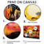 Zèbre itinérant dans la savane sous le soleil couchant - décoration murale animal zèbre-1993524772-1993524773