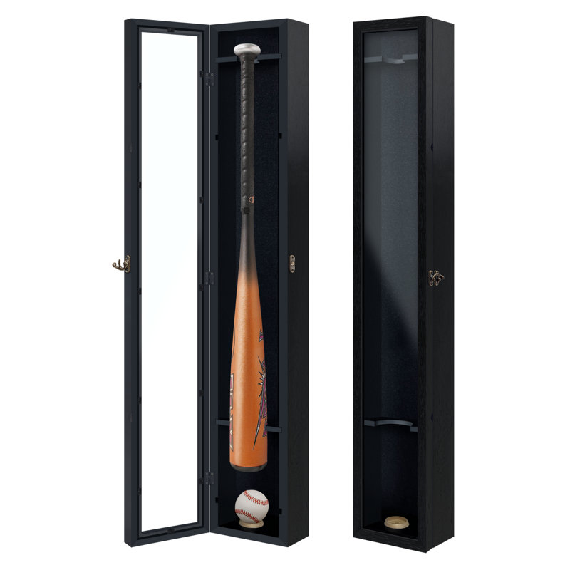 39.6'' H x 6'' W Solid Wood Display Case