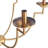 6-Light Traditional Candelabra Styled Chandelier
