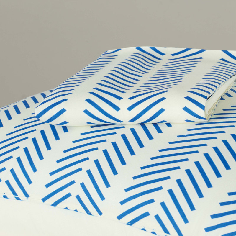 Ensemble de housse de couette Holli Zollinger Nautical Lines, Housse de couette pour très grand lit et 2 très 