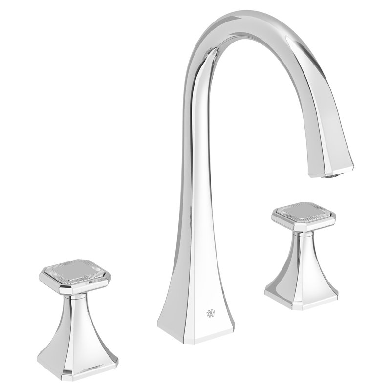 Belshire High Spout Widespread Bathroom Faucet, Polished Chrome