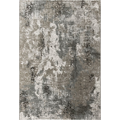 Annslie Abstract Flat Weave Area Rug