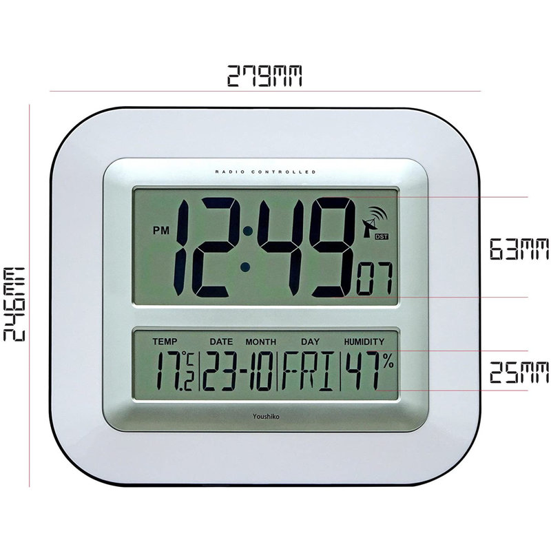 Wall Clock, White