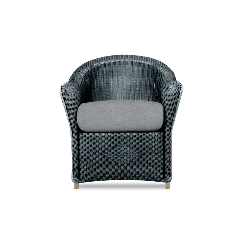 Reflections Outdoor Dining Armchair, Bark, Demo Stone