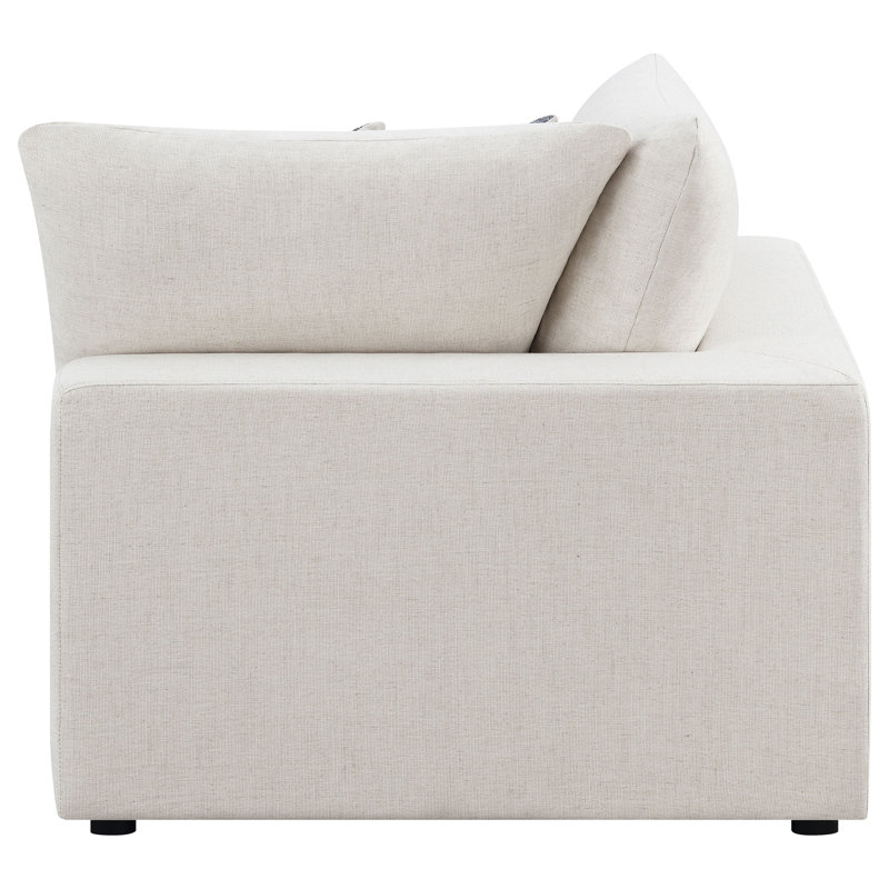Style sophistiqué - Coin rembourré Faulk, Lin beige