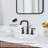 Widespread 2-handle Bathroom Faucet with Drain Assembly-96327393