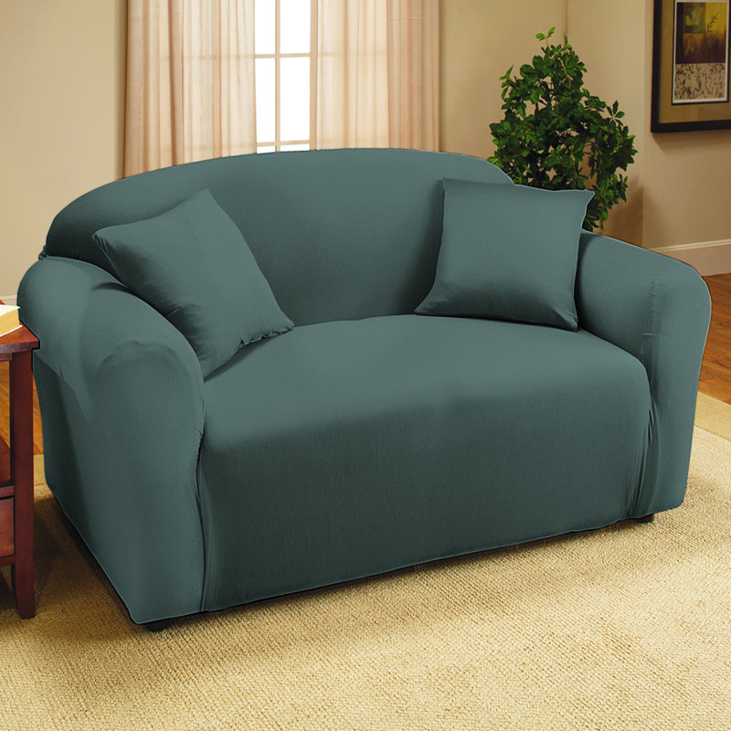 Housse pour causeuse à coussin en T, Gris
