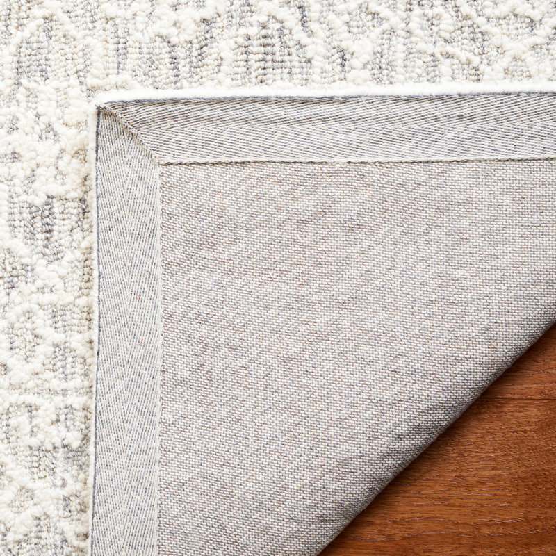 Orlandis Hand Tufted Wool Pile Floral Rug, Runner 2'3" x 9'
