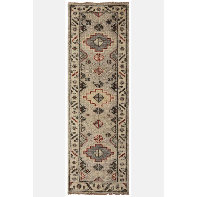 Oriental Area Rug in Gray