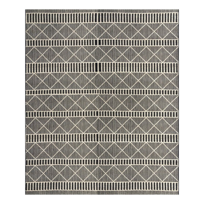 Black Dalyan Indoor/Outdoor Trellis Rug