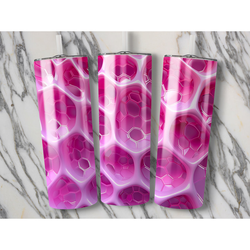Choose Handmade Tumblers 591ml Vacuum Insulated Stainless Steel (18/8) Travel Tumbler with Straw