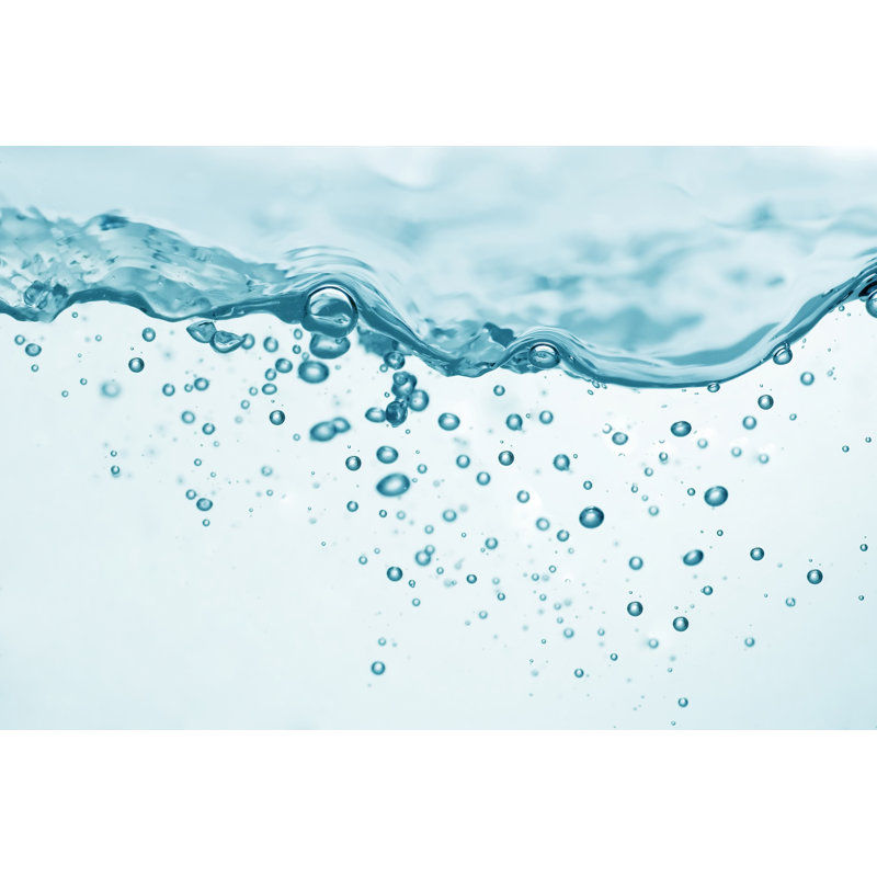 An Up Close Picture Of Sparkling Water by Fds111 - Wrapped Canvas Print, 51cm H x 76cm W x 3.8cm D