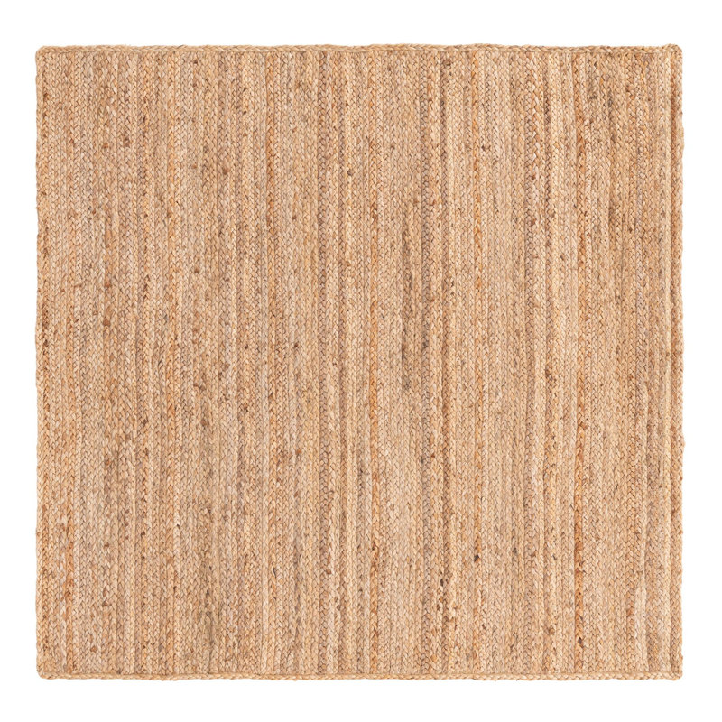 Meador Hand Braided Chindi Rugs, Square 5'1"
