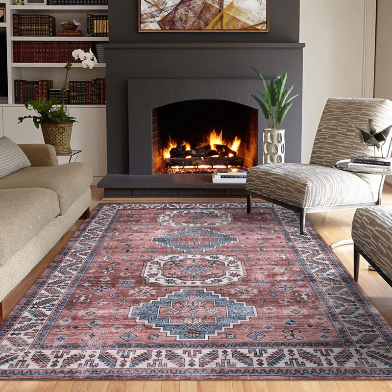 Machine Printed Area Rug, Rectangle 160 x 230 cm