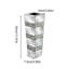 Crystal Silver Glass  Table Vase