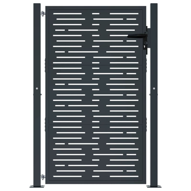 Ammadas Grey Metal Gate, 130cm H x 105cm W