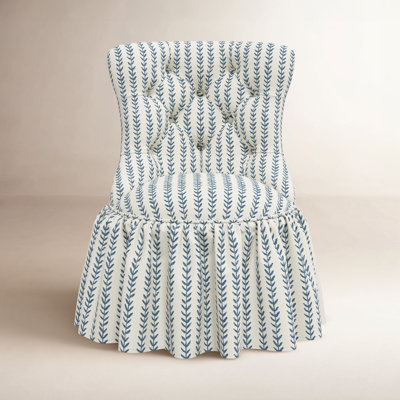 Minnie Cotton Swivel Side Chair