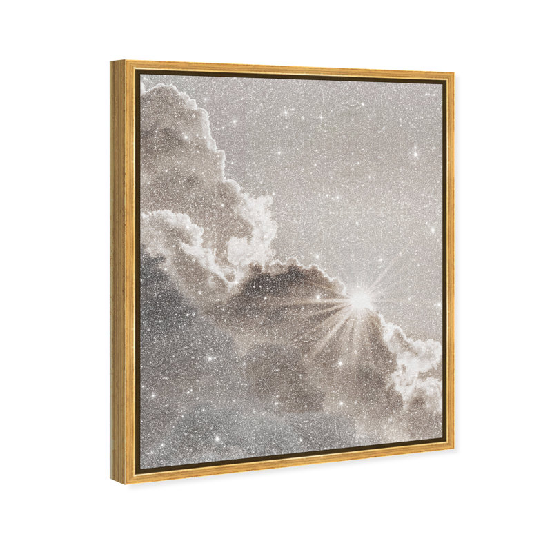 Sun Rays II Print by Oliver Gal, 37" H x 31" W, Gold Floater Frame