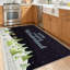 Tapis intérieur orange lavable à la machine, motif Parc, Forêt et Nuit d'hiver-1008846482