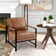 81Cm Wide Faux Leather Armchair