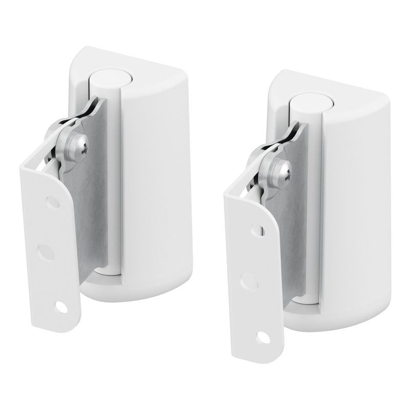 Fixed Height Speaker Stand, White
