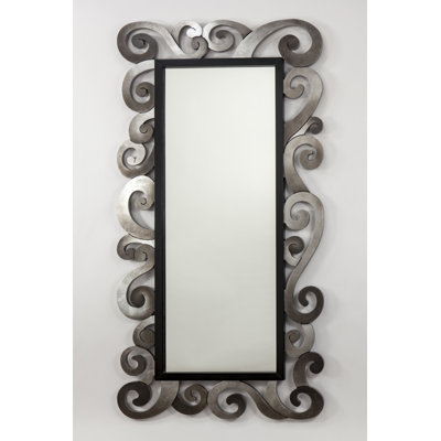 Flat Engineered Wood Wall Mirror