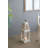 Set Of 2 Ramsey Garden Lanterns, L:10.5X10.5X32"  S:8X8x25"