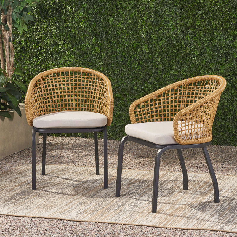 Chaise d'extérieur moderne (ensemble de 2)