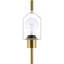 Lampe de table en bois massif Sochi