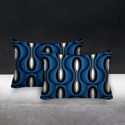 Outdoor Reversible Throw Pillow