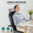 Snailax Vibration Back Massager with Heat, Heated Seat Massager with 8 Vibrating Motors & 5 Modes - SL-222